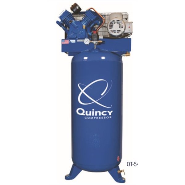 Belaire Quincy QT 54-HP 60 Gallon Two-Stage Air Compressor (230V-1-Phase)  Vertical  PRO 2020039800